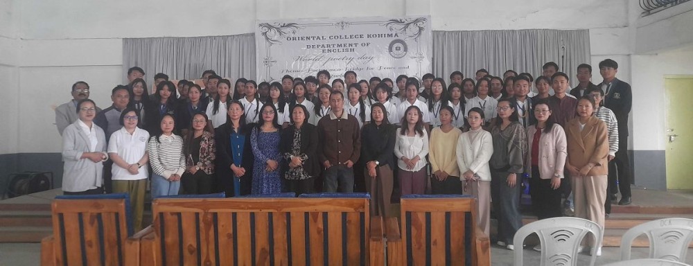 Oriental College Kohima observed World Poetry Day on March 20.